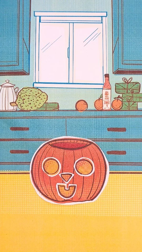 In honor of a holiday that i think is way too intimidating and spooky! 
.
.
.
.
#illustration #stopmotion #paperstopmotion #paperart #halloween #jackolantern #pumpkin #animation #adobefresco