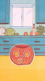 In honor of a holiday that i think is way too intimidating and spooky! 
.
.
.
.
#illustration #stopmotion #paperstopmotion #paperart #halloween #jackolantern #pumpkin #animation #adobefresco