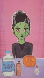 Everyone deserves a relaxing self care day.
.
.
.
.
#frankenstein #monster #makeup #illustration #stopmotion #adobefresco #halloween #halloweenanimation #animation #paperstopmotion